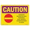 Signmission OSHA RADIATION Sign, Radiation Restricted Area Personnel, 14in X 10in Alum, 14" W, 10" H, Landscape OS-CR-A-1014-L-10207 - alternate 1